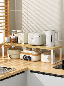 BW | Kitchen Multi-layer Storage Rack Sink Partition Spice Bottle Pot Holder Home Use Cabinet Inner Drainage Channel Shelf