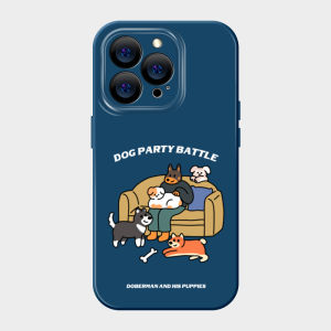 Dog Family 16Promax Phone Case Vivos19/X100 New Opporeno12 Suitable for Honor 200 Advanced Feeling Xiaomi 15 Huawei P70 Personal Mate60