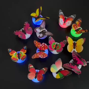 Lampu Tempel / Lampu Hias Model Kupu-Kupu / Led Wishing Lotuslight / 1pcs