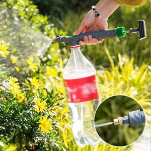 Niye High Pressure Air Pump Manual Sprayer Adjustable Drink Bottle Spray Head Nozzle Garden Watering Tool Sprayer Agriculture Tools