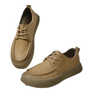 Comfortable Casual Mens Leather Shoes Soft Bottom Fashionable British Style Business Casual Footwear Youth And Middle-aged Suitable