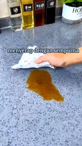 Tisu Gulung Dapur Isi 50 Lembar Ukuran 20x20 Gambar Lucu Bisa dicuci Lap Minyak