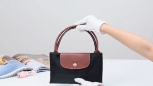 longchamp bag original Le Pliage short handle S Tote bag Shopping Bag water proof foldable