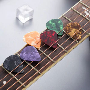ItemMart 0.5mm & 1mm Guitar Pick Colorful Picks For Bass Electric & Acoustic Guitars