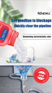 【100% Effective】pipe cleaner agent drain cleaner powder Sink Declogger Drainage Clog Remover Heavy Duty Clogged Shower Drain Baradong Drainage Dirt Remover In Clogged Drains Toilet Bowl Drainage Cleaner