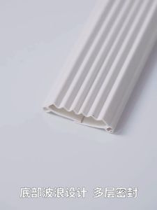 100cm Door sealing strip guard Draught Excluder Stopper door gap sealer rubber Double Silicone Rubber Seal Dustproof Soundproof