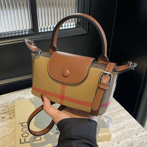 กระเป๋าถือผ้าใบ Canvas กระเป๋าสะพายไหล่ข้างเดียวแบบลำลองสำหรับใส่ไปทำงาน กระเป๋าปีกผีเสื้อแบบสะพายข้างสไตล์วินเทจ