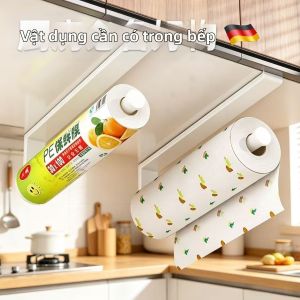 NAIFUNA | Giá Đựng Giấy Cuộn và Khăn Bếp Treo Tường Không Cần Khoan
