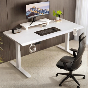 SUMUYUAN | Solid Wood Electric Height Adjustable Motorized Desk Computer and Study Table