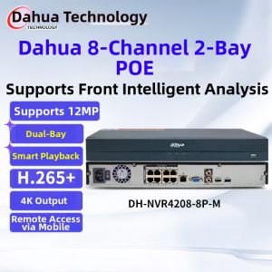 Dahua | Dual-Bay 8-Channel POE NVR 4K Output H.265 Encoding Mobile Remote