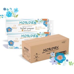 Thickened Four Layer Soft Comfortable Toilet Paper Tissue Paper Hand Paper Made from Native Wood Pulp Soluble in Water