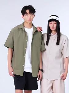 Miniso | Mens Holiday Style Casual Lightweight Shirt Short Sleeve