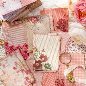 30Pcs/Bag Various Styles Vintage Material Paper Decorative Diary Album DIY Scrapbooking Handmade Background Papers Craft Supply
