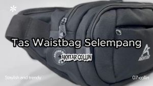 Tas Pinggang Pria Waistbag Selempang Outdoor Wanita Messenger Cowok
