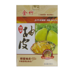 Meizhou Special Product Golden Bamboo Honey Grapefruit Peel Confectionery Grapefruit Peel Candy Leisure Snacks Dried Grapefruit