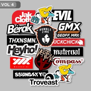 STIKER BRAND LOKAL ISI 15pcs STIKER ANTI AIR [ VOL 3 ] - AESTHETIC HELM LAPTOP TUMBLER