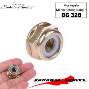 mur nut baud kepala mesin potong rumput mur kepala gear case