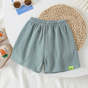Cotton Breathable Kids Shorts Summer Pants 5th Length