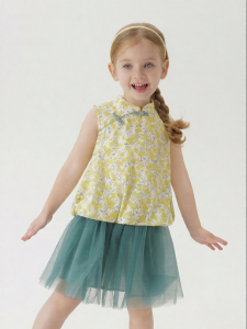 Marc&Janie | Girls Chinese Style Netted Suit Set