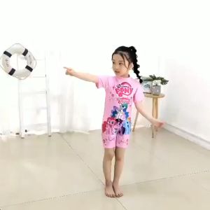 ĐỒ BƠI CHỐNG NẮNG CHO BÉ KÈM NÓN BƠI CAO CẤP