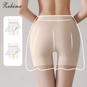 Zebina กางเกงเซฟตี้ผู้หญิงกางเกงบ็อกเซอร์แบบ2-In-1กางเกงใน2024 12.12 Biggest Sale