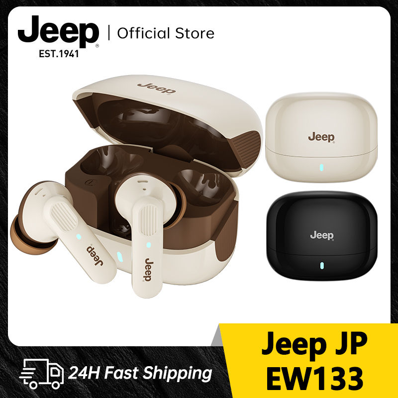 Jeep EW133 Wireless Earbuds Bluetooth 5.4 Headphones in Ear with ENC Noise Cancelling Mic HiFi Stereo Deep Bass Wireless Earphones 15H Playtime in-Ear Earbud Headsets For Samsung/Xiaomi/Huawei/Apple/Oppo