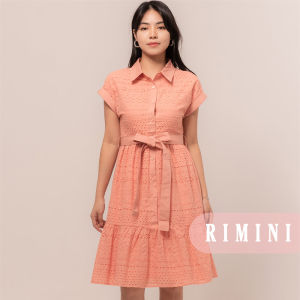 RIMINI - Dress Belted Wanita Tanpa Lengan Size XS-XL - Everette Dress 525383