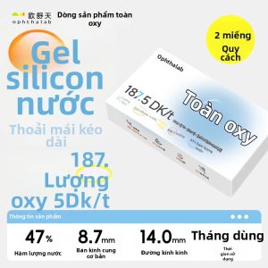 OphthaLab | Mắt Kính áp Tròng Độ Hơi Thở Cao Dùng Một Tháng 4 cái