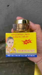 Kem Sạch Mụn Thâm Mờ Sẹo Trắng Da Linh Chi Vàng Vip 15g