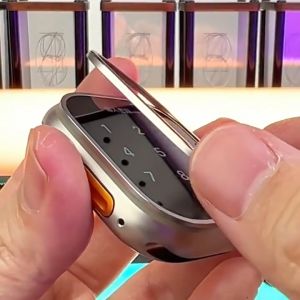 Miếng Dán Cường Lực Khung Viền Titanium Alloy Dành Cho Apple Watch Ultra Kai.N TitanGlass - Hàng Chính Hãng