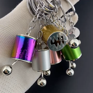 Gantungan Kunci Onderdil Mobil Logam Persneling Gearbox Gear Head Transmisi Manual 6 Speed