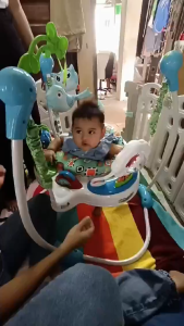 Playground จั้มเปอร์เด็ก กระโดด หมุนได้ เก้าอี้กิจกรรม 360 องศา Baby Walker หัดเดิน เก้าอี้ทานข้าว จั้มเปอร์เด็ก สำหรับเล่นเด็ก