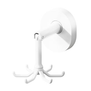 Maryya Rotating Kitchen Wall Mounted Hook Powerful Storage Rack No Drilling Required Home Organization Hooks/Adhesive Hooks