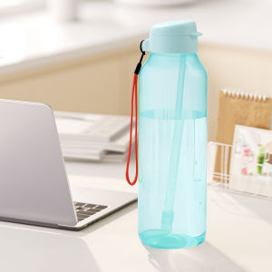Tupperware 2L&1.2L AquaVibe Bottle Large - Leakproof Sports H2GO Tumbler Water Bottle with Straw & Time Markers