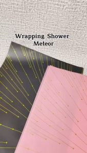 Perseids Meteor Shower Wrapping Paper Kertas Buket Flower Wrapping Waterproof Paper Bunga Wrapping Cellophane Ketras Florist Material