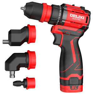 DELIXI Electric | Brushless Motor Cordless Multi-Function Drill Driver Quick Change Chuck