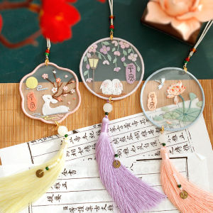 Ping An Fu Car Cross Stitch Car Pendant Self Embroidery Protective Talisman Handmade Embroider DIY Ornaments inside Car Car