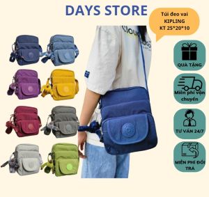 Túi Đeo Cao Cấp Kipling Mã KL2019 Chất Liệu Vải Dù Bền Đẹp Túi Có Kèm Móc Khóa KT 25x20x10cm (ảnh thật)