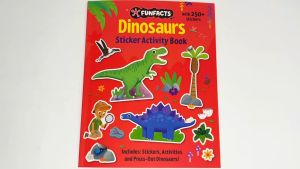 Dinosaurs Sticker & Activity Book To Learn About Fun Facts With Press Outs & 250+ Stickers For Kids