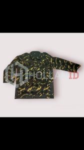 JAKET BOLAK BALIK BB TENTARA HIJAU LORENG BANSER / ARMY CAMO TACTICAL / TNI ABRI BANSER