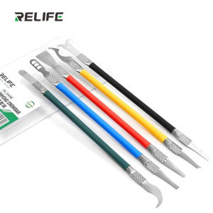 RELIFE RL-049B Multi-function Glue Removal Pry Tool Set for Mobile Phone Chip Motherboard CPU Disassembly Glue Removal Pry Tool