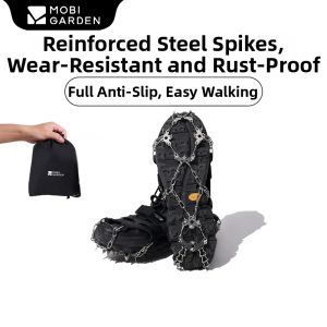 Mobi Garden | Non-slip Ice Climbing Cleats 19 Teeth Stainless Steel