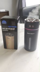 BOOTBO0T Car Perfume Mounted Humidifier Small Portable Ultrasonic High Mist Double Spray Essential Oil Atomizing W302