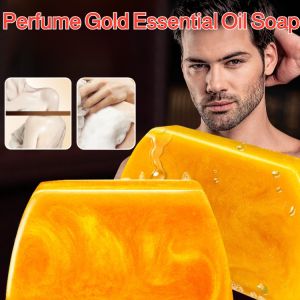 Amino Acid Handmade Perfume Gold Essential Oil Soap Anti-Mite Oil Control Fragrance Body Care Soap Whitening Glow Soap Hydrating