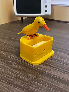 Bird Shaped Automatic Toothpick Box Press Toothpick Dispenser Toothpick Storage Case With Toothpicks