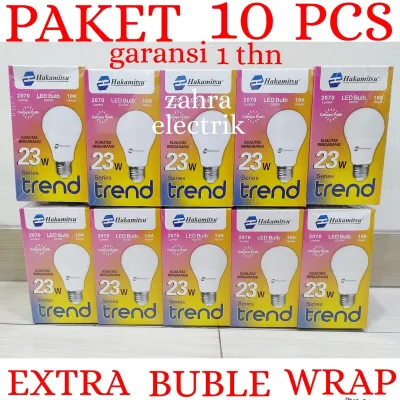 BOHLAM LED / LAMPU LED HAKAMITSU TREND GARANSI 1 TAHUN 5W-23W PAKET 10 PCS