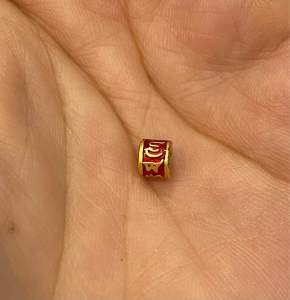 Charm lu thống Nepal Tây Tạng nhà Phật in biểu tượng Kim tiền tài lộclàm vòng handmade mã DS35
