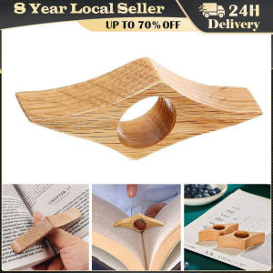 Wooden Thumb Bookmark One Hand Reading Thumb Book Support Book Page Holder For Office Book Lovers Fast DIY Reading Aid Tools