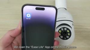 1pc Ease Life APP-Light Bulb 5GHz Security Cameras Indoor Outdoor Wireless WiFi Camera 360 Degree E27 Light Socket Screw