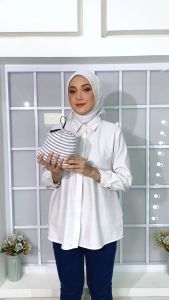 Gendongan Bayi Samping Instan Baby Pouch Busa Motif Salur Premium Babysultan